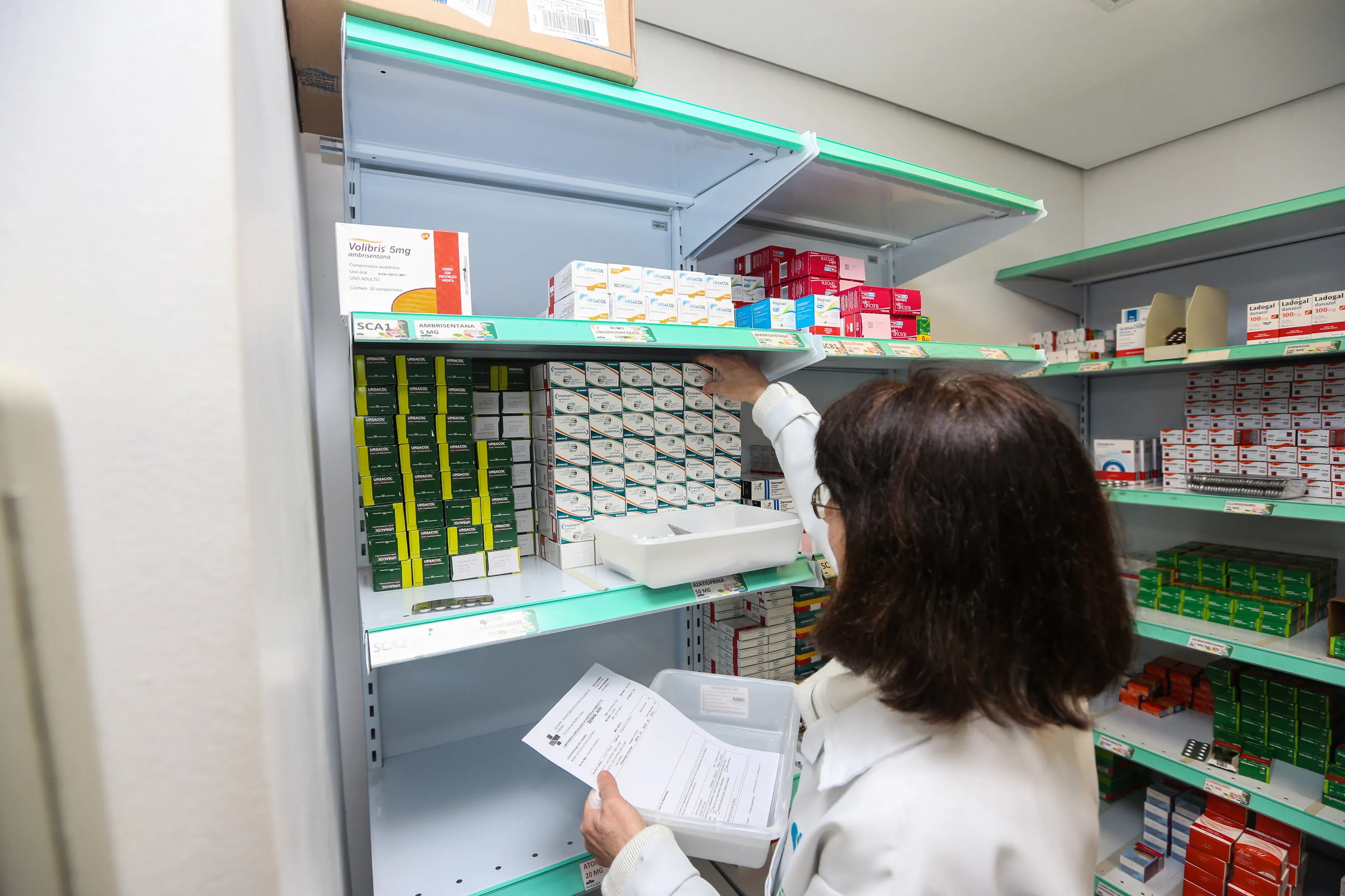 Farmácia do Paraná que garante medicamentos gratuitos aos paranaenses, no centro de Curitiba. 
   21/08/2019 -  Foto: Geraldo Bubniak/AEN