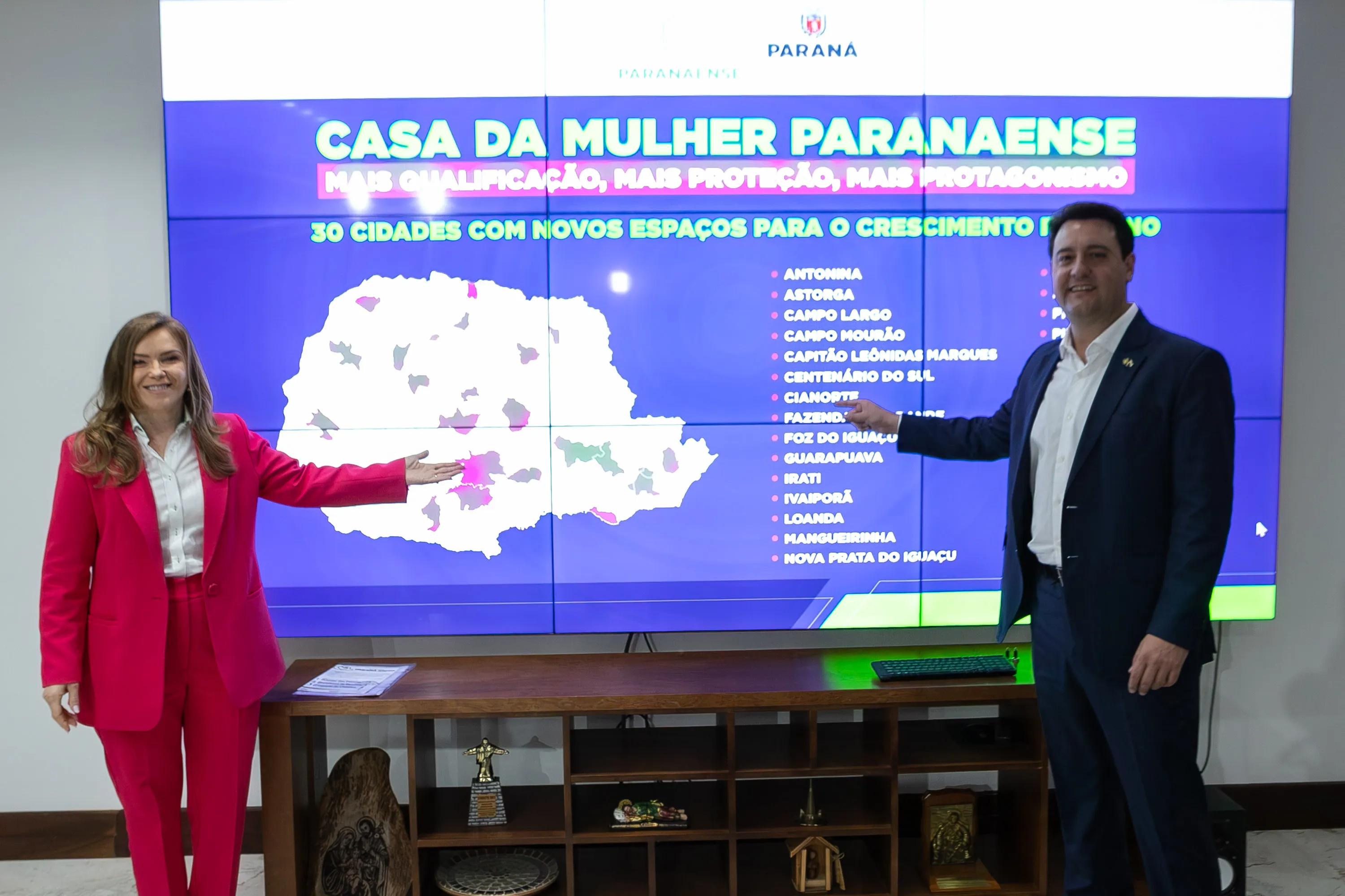 Curitiba, 20 de agosto de 2025 - Lançamento da Casa da Mulher Paranaense.