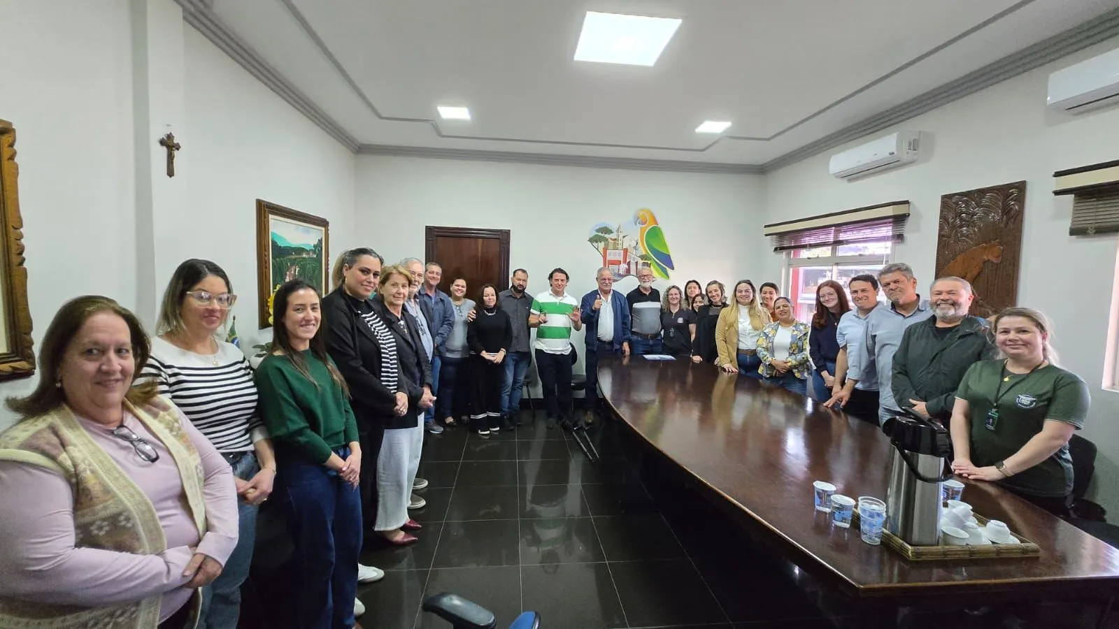 O encontro aconteceu nesta sexta-feira (1º)