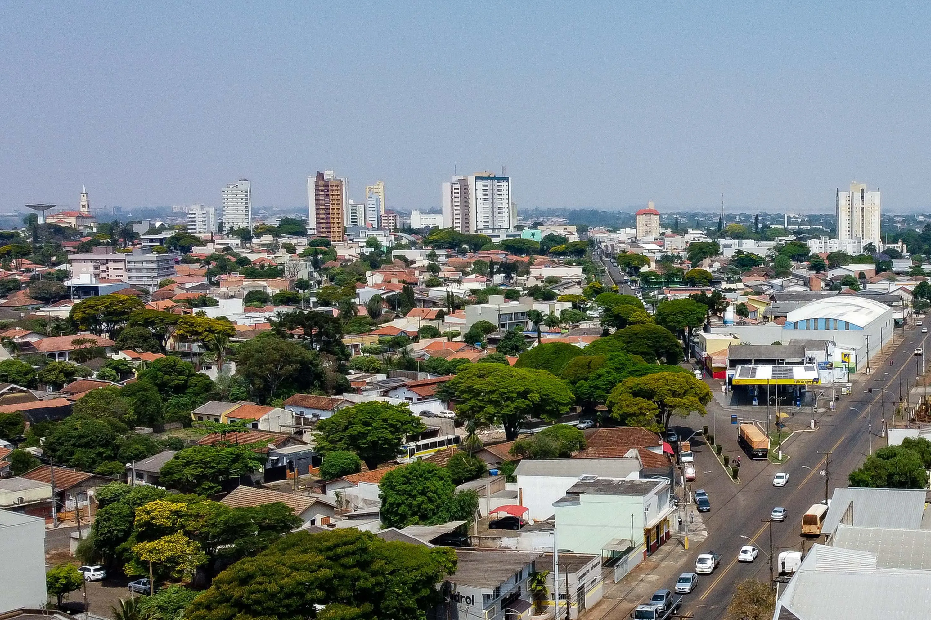Rolândia, 27 de setembro de 2023 - Drone de Rolânida, cidade localizada no norte central do Paraná.