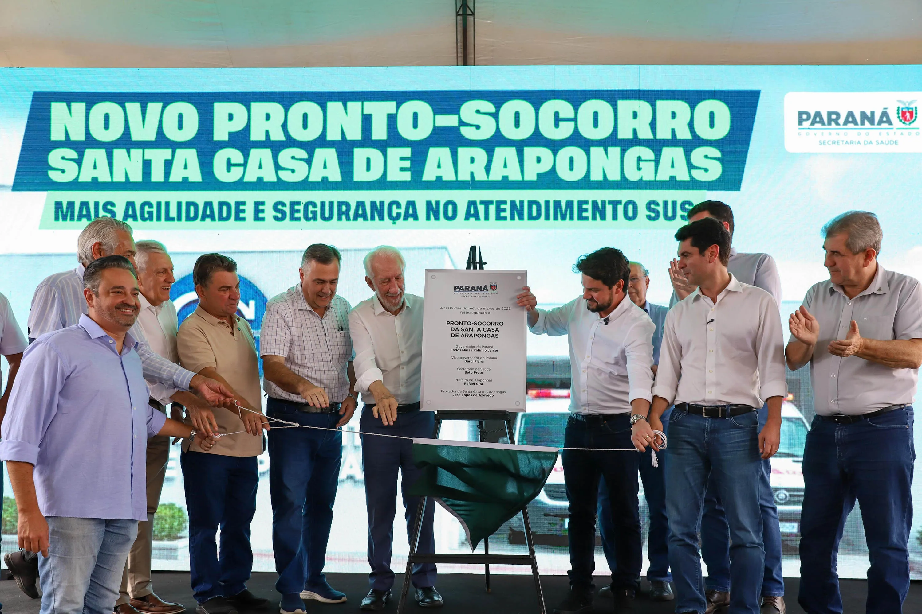 O pronto-socorro foi inaugurado nesta sexta-feira (6)
