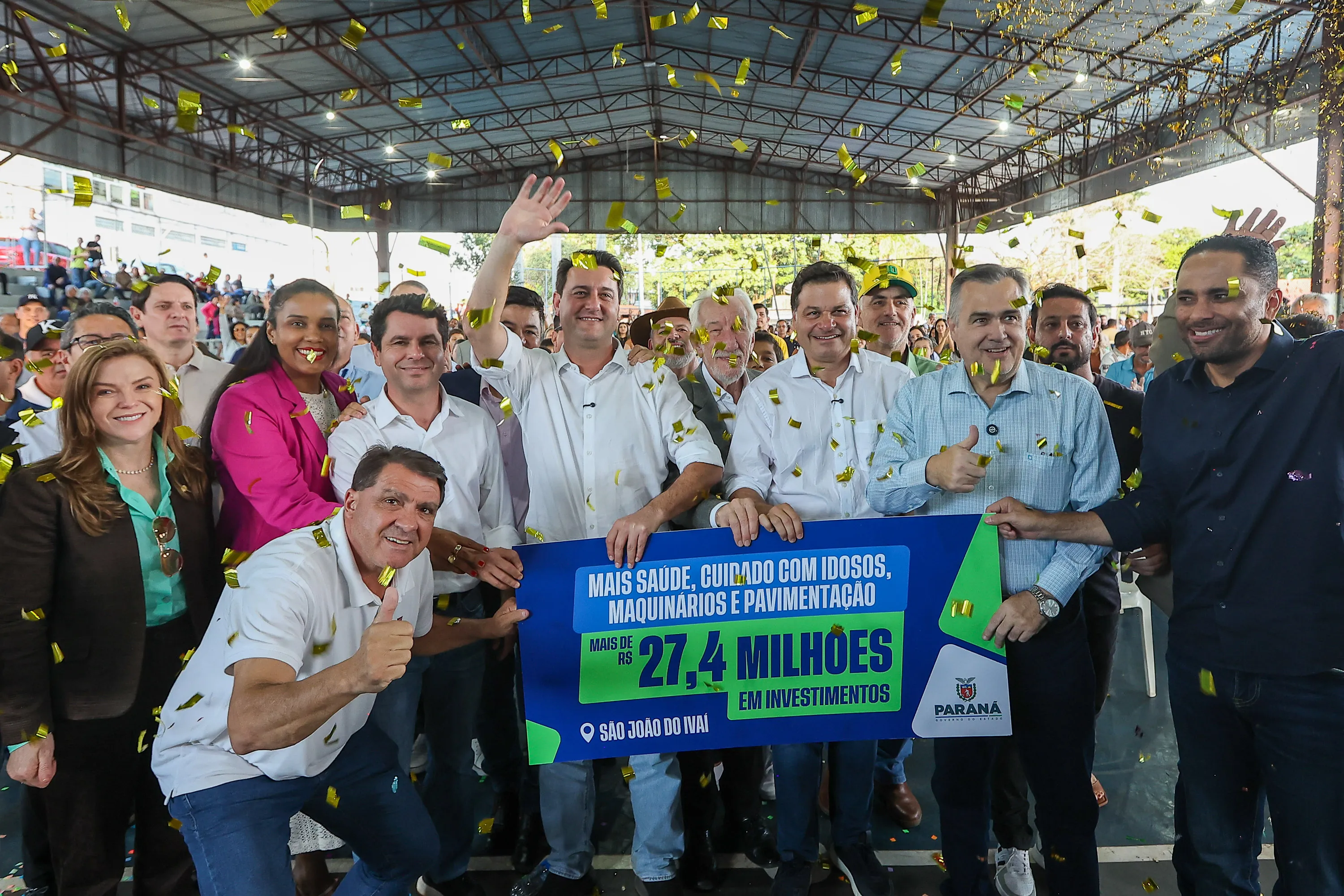 O governador Carlos Massa Ratinho Junior assina nesta sexta-feira (29) a ordem de serviço para a construção do Pronto Atendimento Municipal e da maternidade de Sao Joao do Ivai
