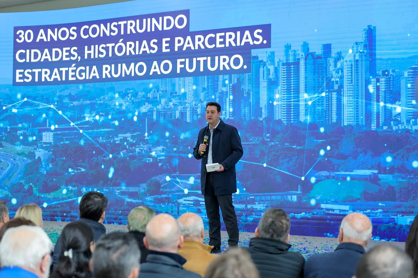 Governador Ratinho Júnior em cerimônia no Palácio Iguaçu