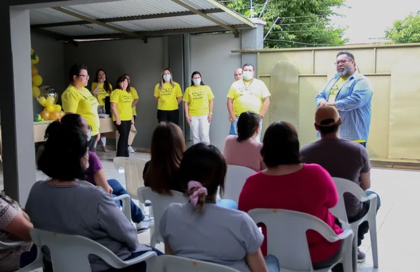 Pacientes e familiares participaram do momento