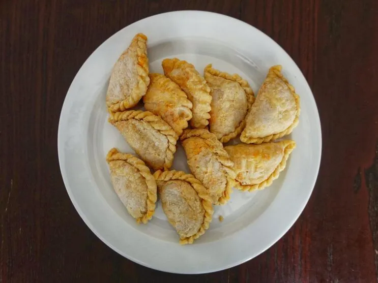 Você pode variar o recheio com frango e legumes