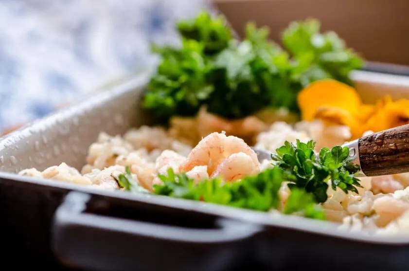 Risoto combina com vinho branco