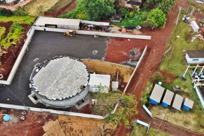 Obras da Sanepar avançam para mais que dobrar produção e reservação de água em Apucarana -
