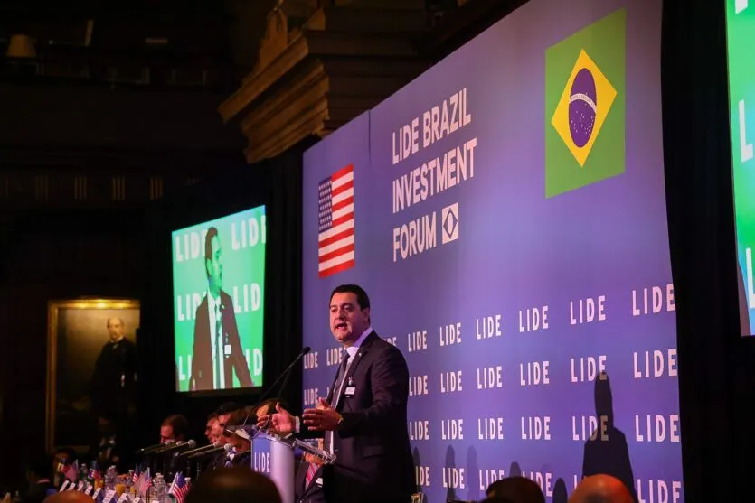 Governador discursa no Lide Brazil Investment Forum em Nova York
