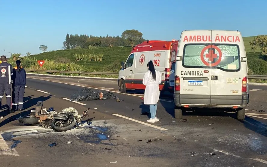 Samu e ambulância do município atenderam a ocorrência