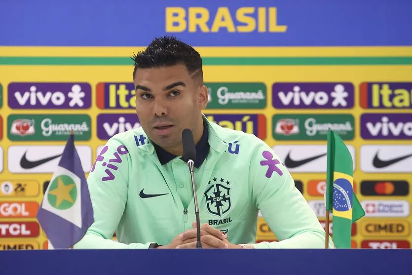 Casemiro. Treino Seleção Brasileira em Cuiabá.
Eliminatórias 2026.
Foto:Vitor Silva/CBF