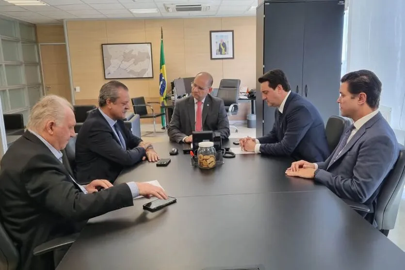 Governador Ratinho Junior foi recebido ontem no Ministério da Integração e Desenvolvimento Regional