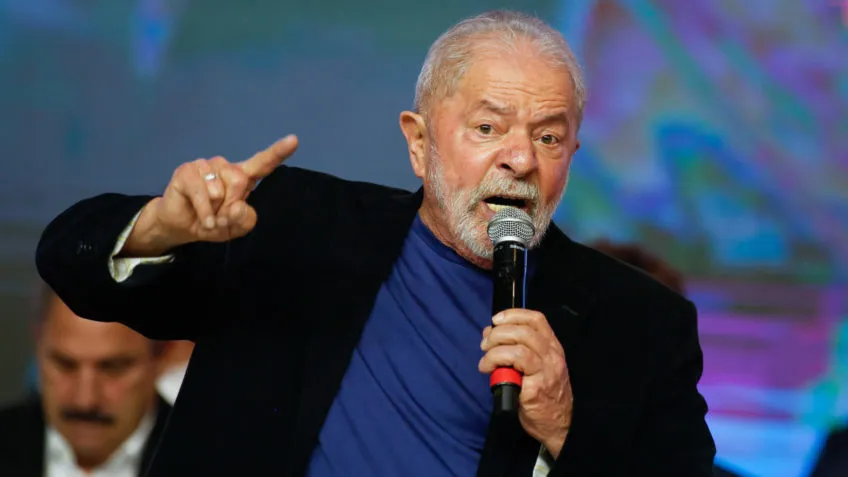 O pre-canditado Lula da Sila e Geraldo Alckmin participam do Cogresso do PSB, em Brasilia. | Sérgio Lima/Poder360 28.04.2022