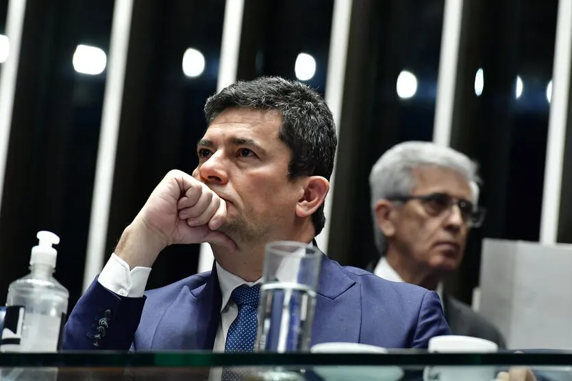 Plenário do Senado Federal durante sessão deliberativa ordinária. 

Na ordem do dia, PL 2.839/2019, que cria a Política Nacional de Conscientização e Incentivo à Doação e Transplante de Órgãos e Tecidos. 

Mesa: 
senador Sergio Moro (União-PR). 

Foto: Waldemir Barreto/Agência Senado