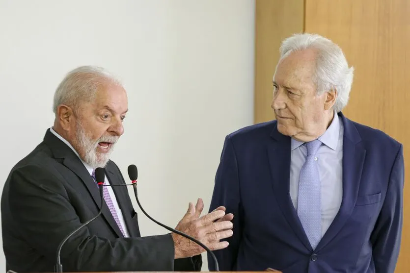 Brasília (DF), 11/01/2024 - O presidente Luiz Inácio Lula da Silva anuncia Ricardo Lewandowski como ministro da Justiça e Segurança Pública. Foto: Marcelo Camargo/Agência Brasil