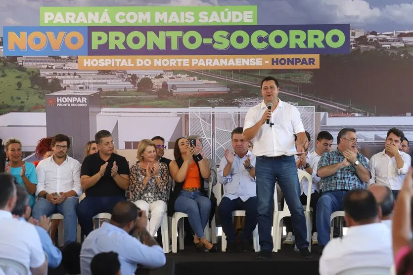 O governador Carlos Massa Ratinho Junior
