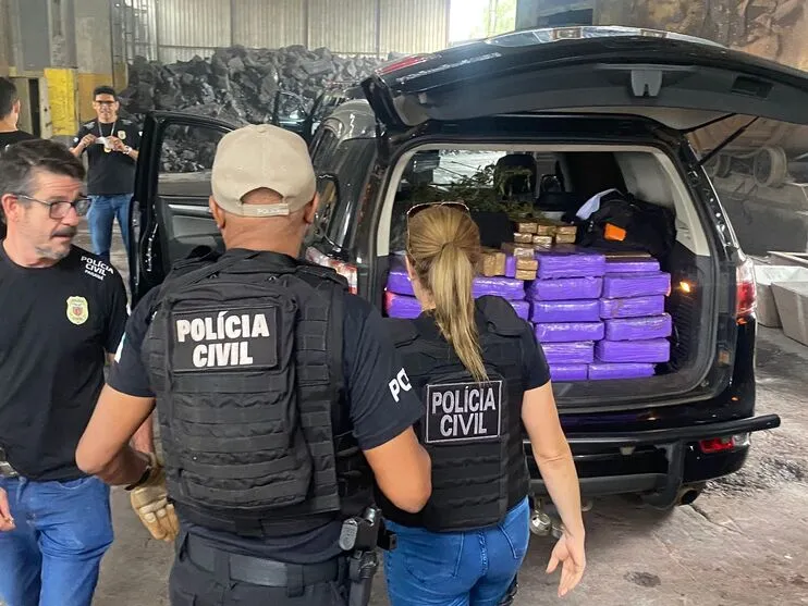 Tabletes e pés de maconha, crack e cocaína foram destruídos