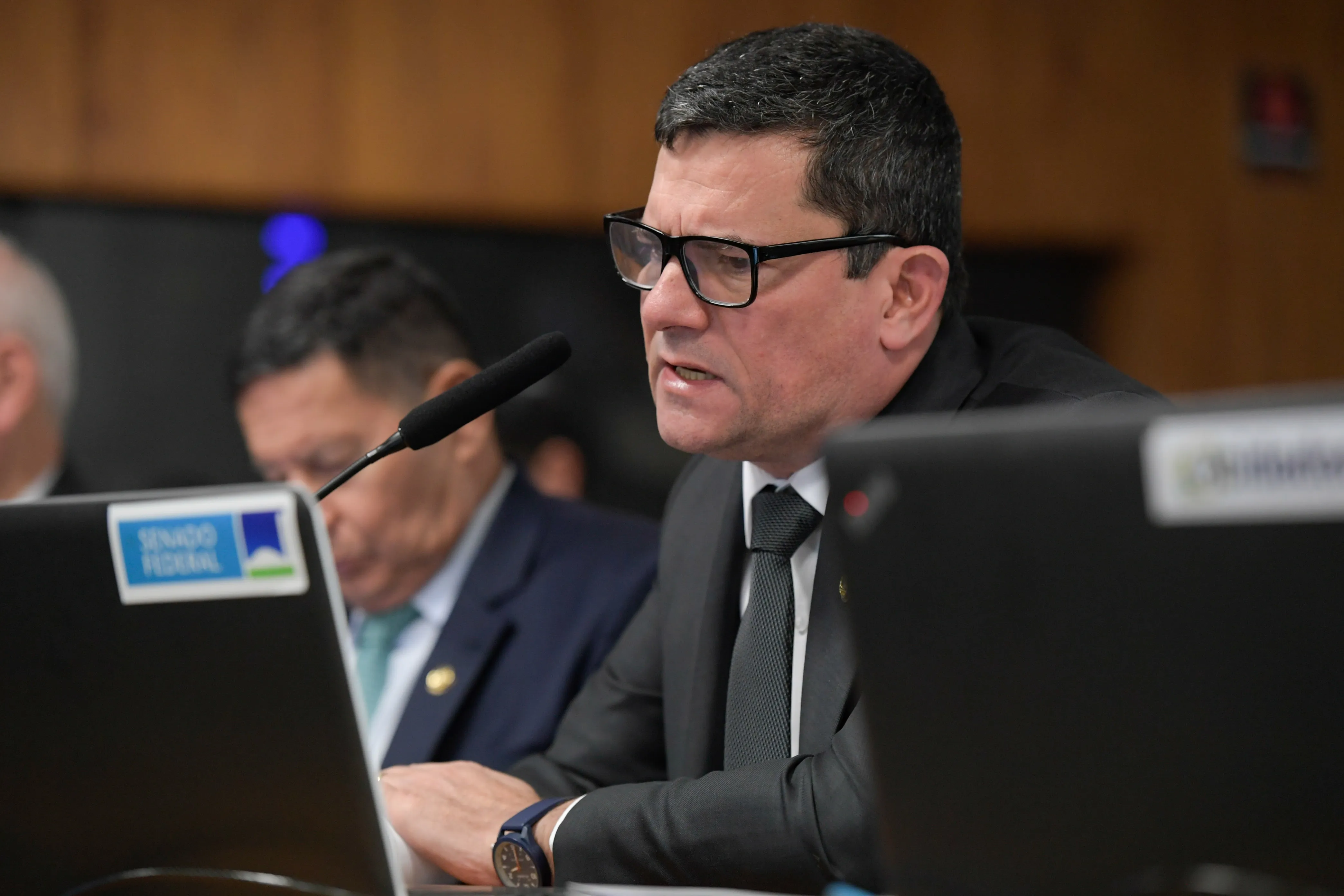 Comissão de Agricultura e Reforma Agrária (CRA) realiza reunião com 9 itens. Entre eles, o PL 2.648/2022, que altera a Lei nº 10.438, de 26 de abril de 2002, para criar a Subclasse Rural por Autogestão na classificação de consumidores de energia elétrica. 

Bancada: 
senador Sergio Moro (União-PR) - em pronunciamento. 

Foto: Saulo Cruz/Agência Senado