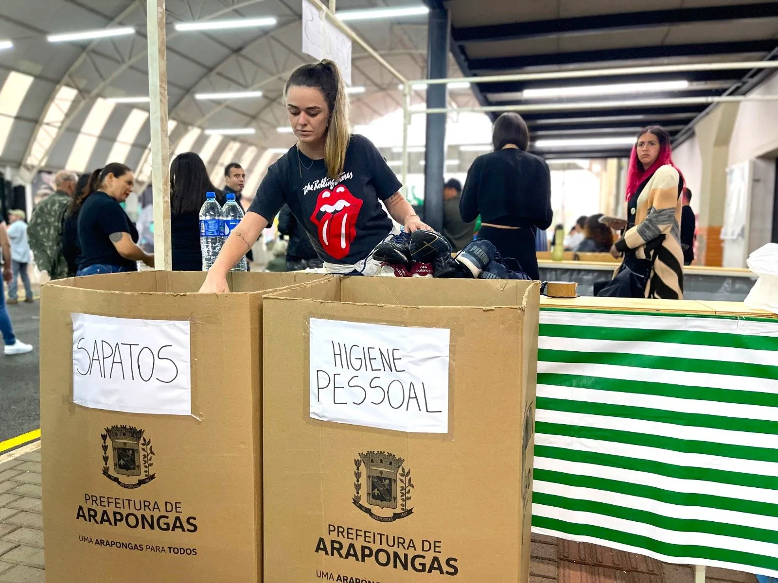 Doações foram arrecadadas ao Rio Grande do Sul