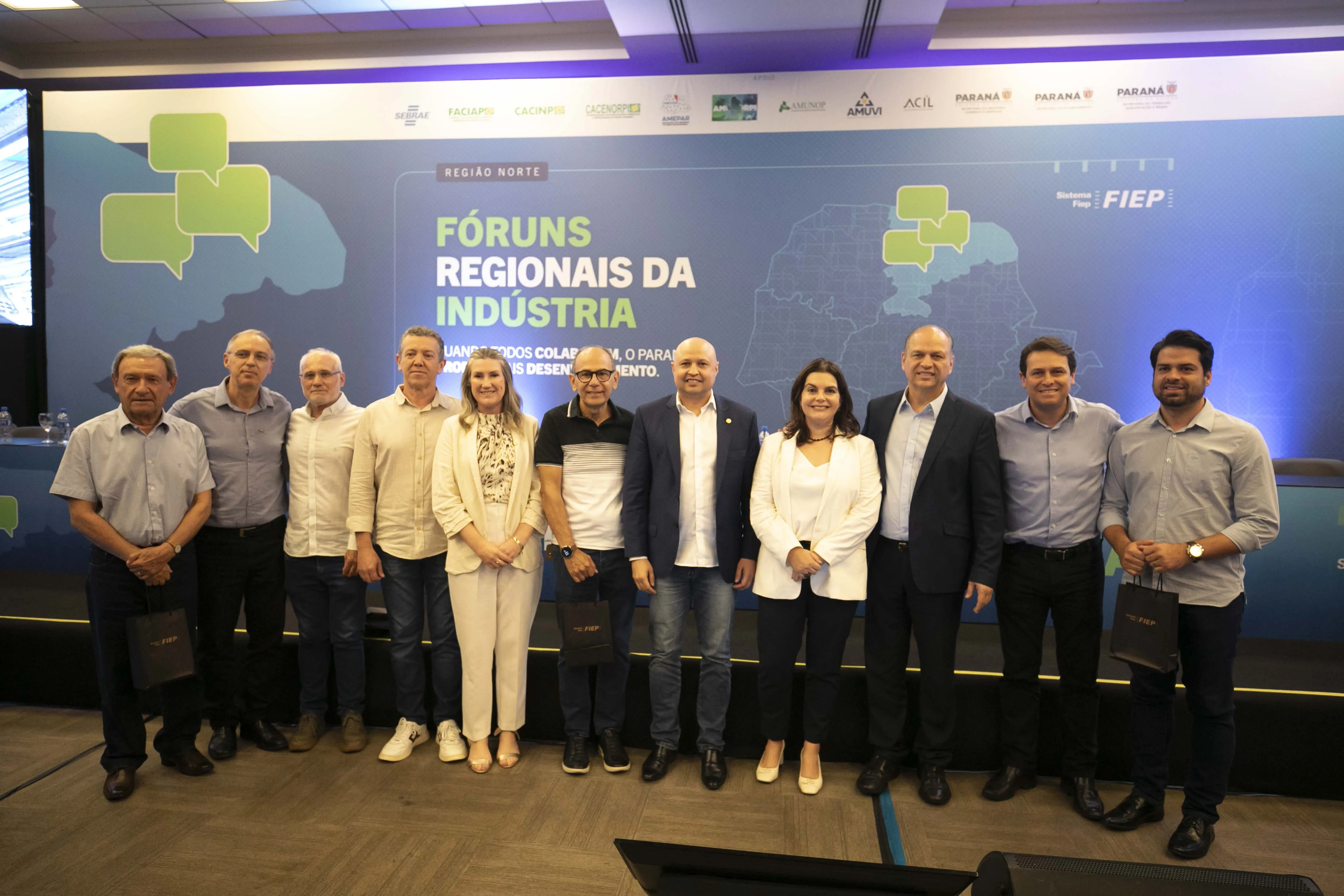 Na ocasião, foi apresentado um perfil da indústria do Norte do Estado