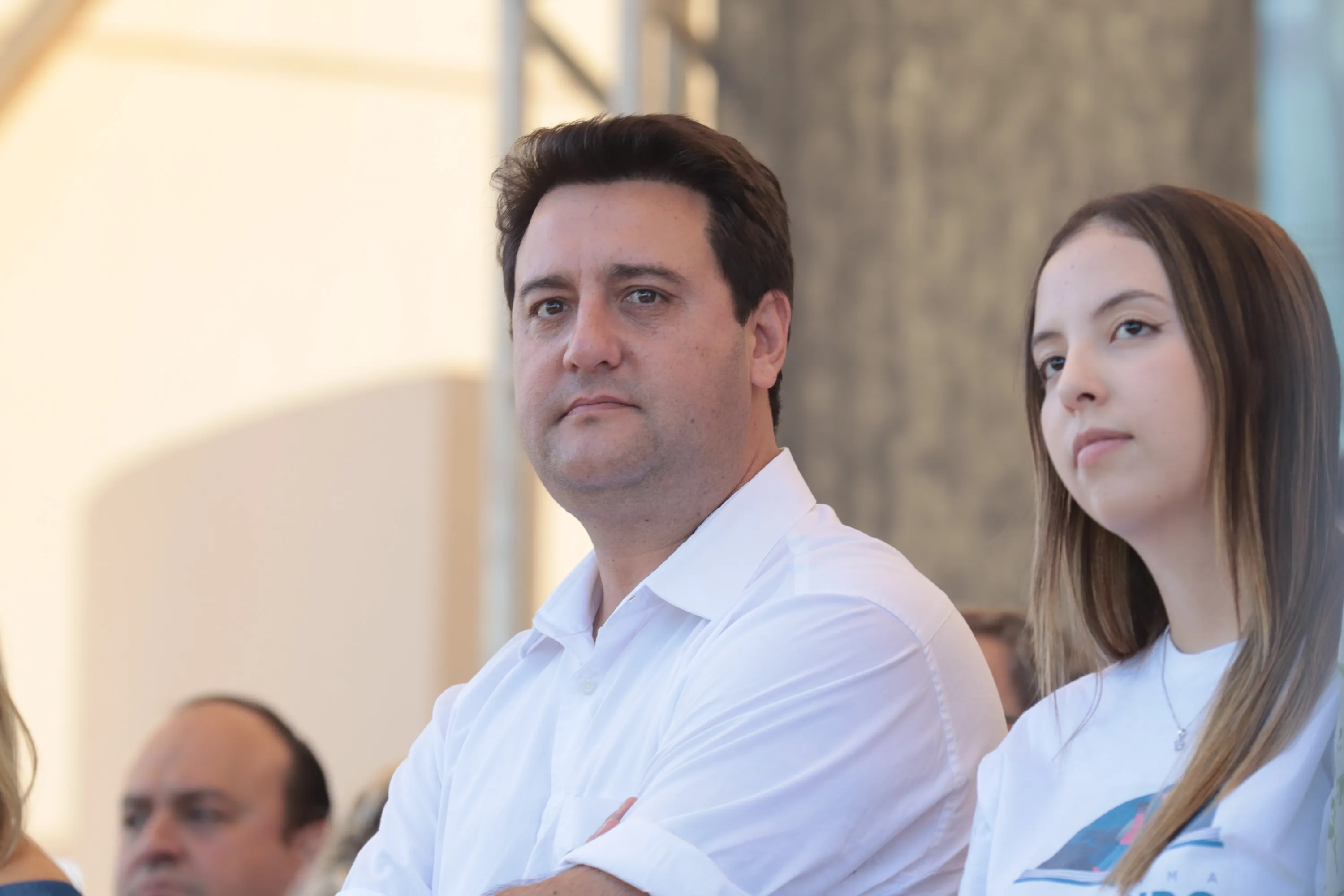 O governador Carlos Massa Ratinho Junior anuncia nesta quinta-feira (23) um pacote de investimentos para Cambé, no Norte do Estado. Entre as obras estão o CMEI Ana Rosa, UBS Araucária,, a construção da sede da Polícia Militar  e o Viaduto Esperança
Foto: Geraldo Bubniak/AEN