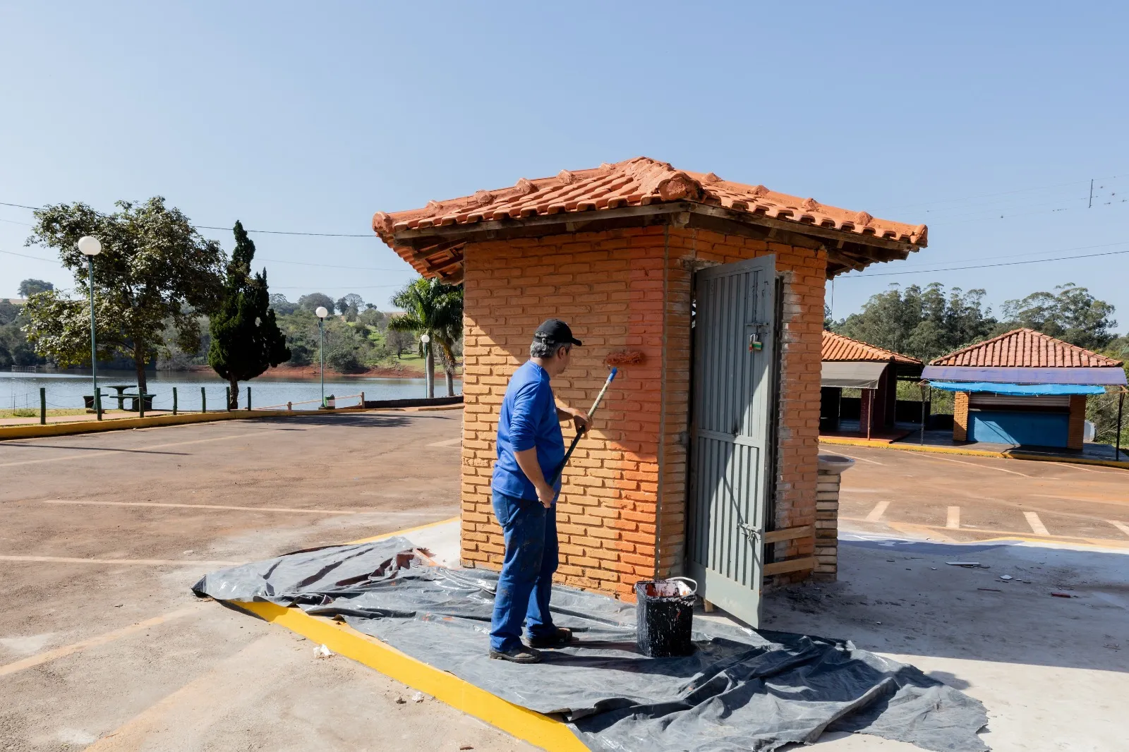 Parque está ganhando novos banheiros públicos