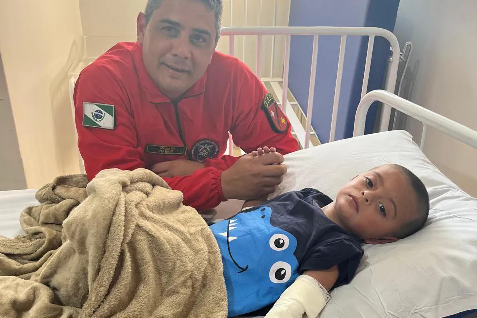 Forças de segurança encontram menino de 2 anos que estava desaparecido em Cambira