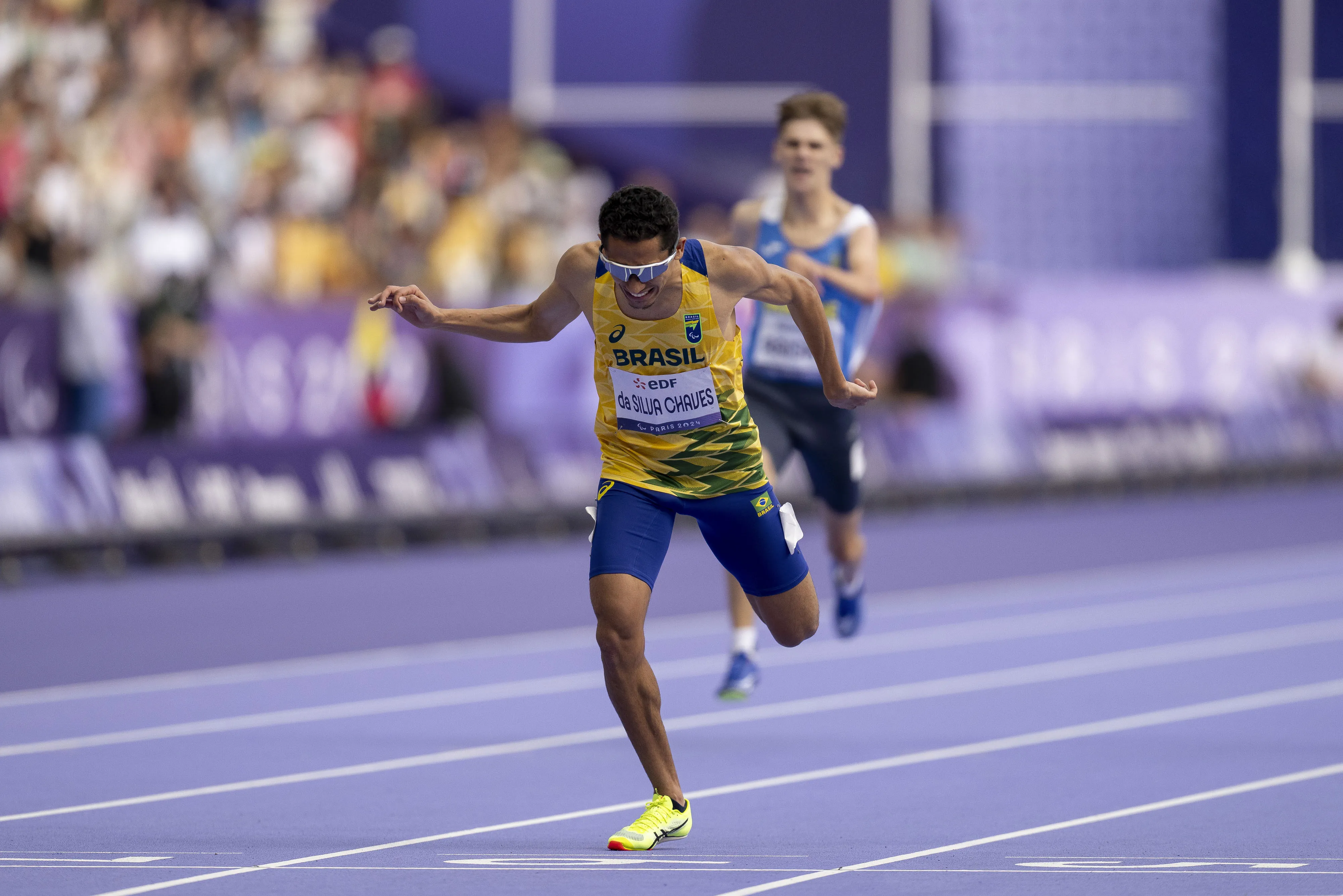 04.09.24 -Bartolomeu Chaves da Silva - Jogos Paralimpicos Paris 2024 -Atletismo no Stade de France.Foto: Douglas Magno / CPB - @douglasmagno