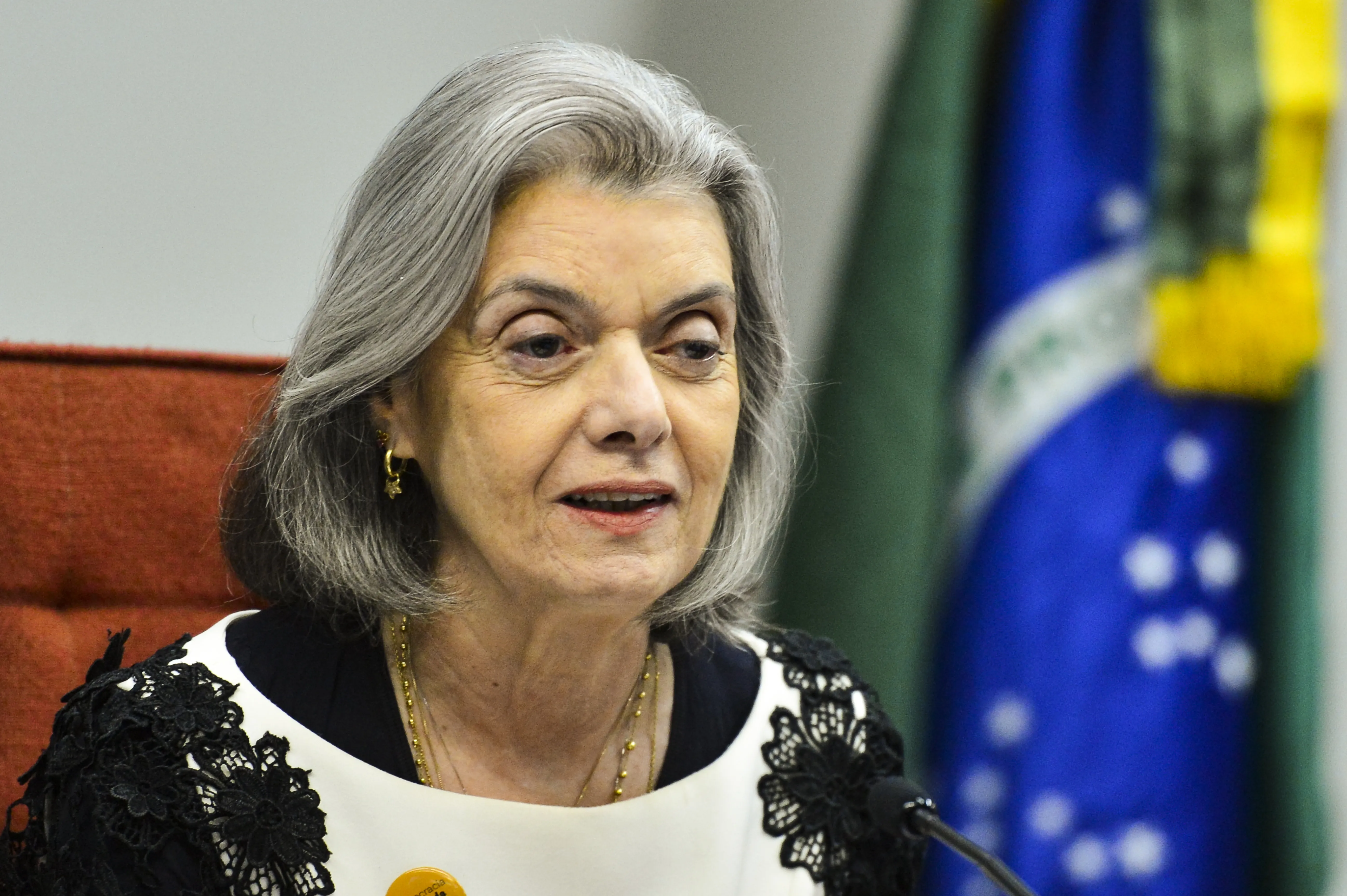 Brasília (DF), 08/03/2023 - A ministra do STF, Cármen Lúcia, durante o evento “O Olhar Delas”, que tem como objetivo discutir o papel feminino nos dias atuais, bem como as decisões do STF que garantiram os direitos das mulheres.