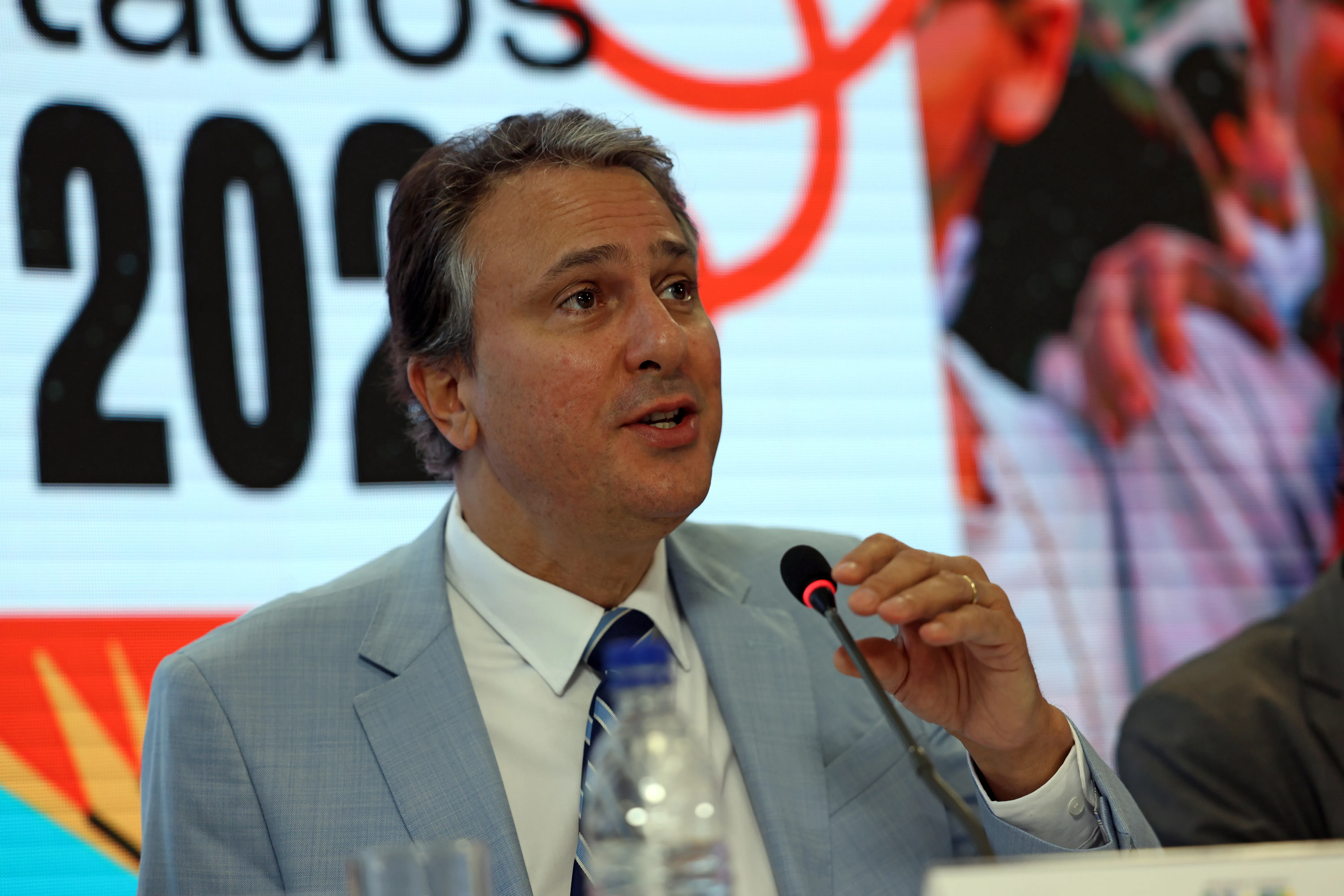 Brasília (DF), 14.08.2024 - O ministro da Educação, Camilo Santana divulga os resultados de 2023 do Índice de Desenvolvimento da Educação Básica (Ideb). Foto: José Cruz/Agência Brasil