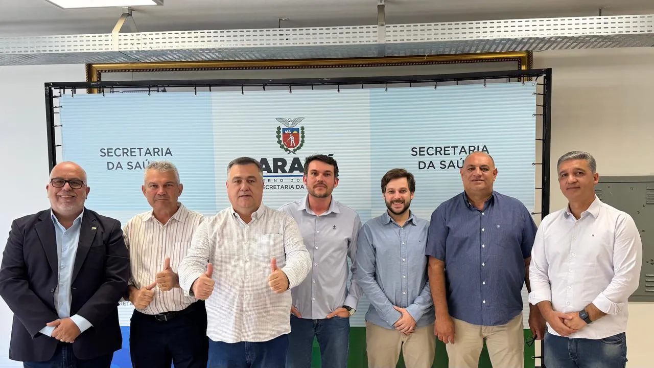 Comitiva de Faxinal foi recebida ontem pelo secretário Beto Preto