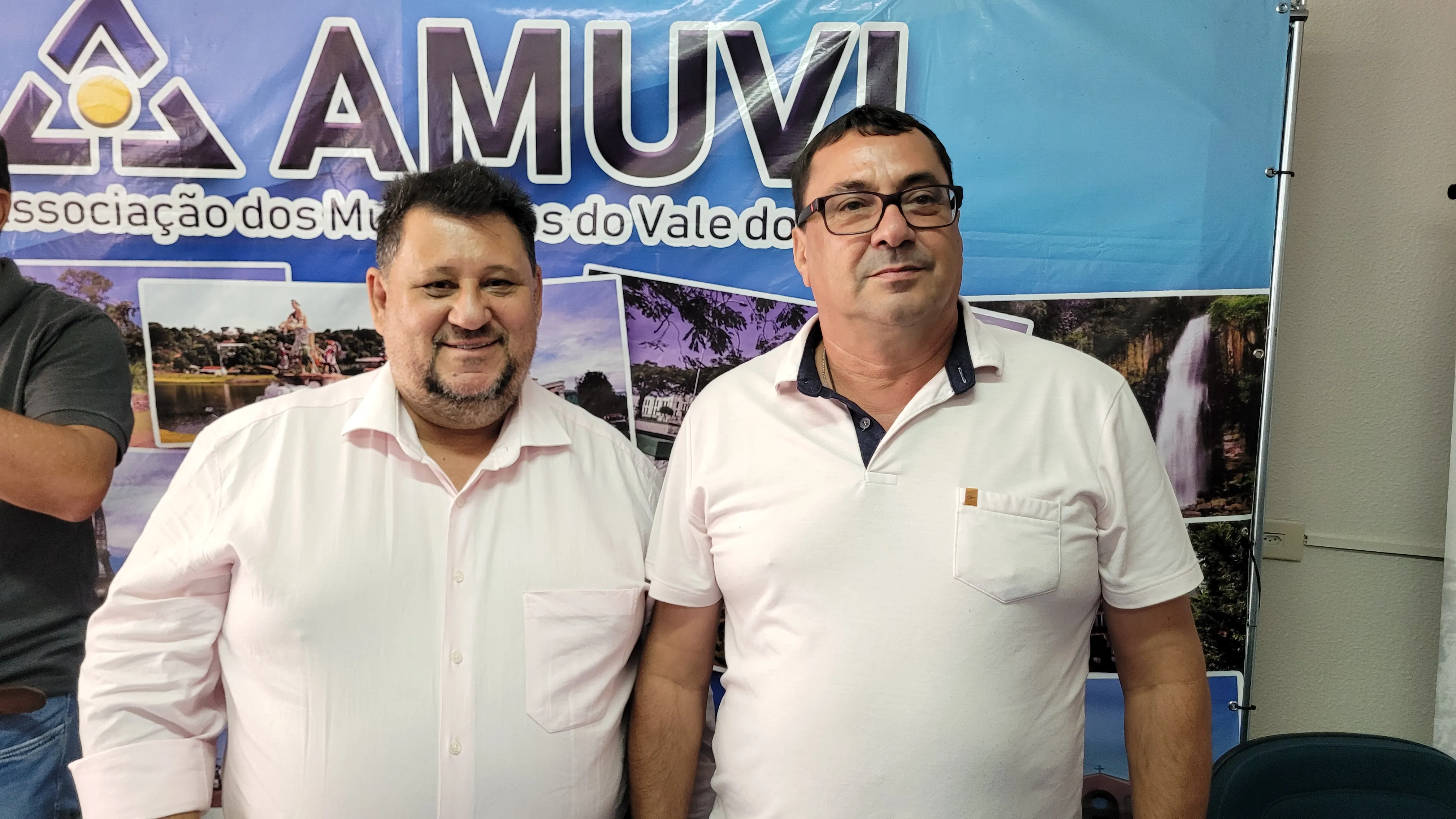 Prefeitos Pedro Taborda e Primis de Oliveira