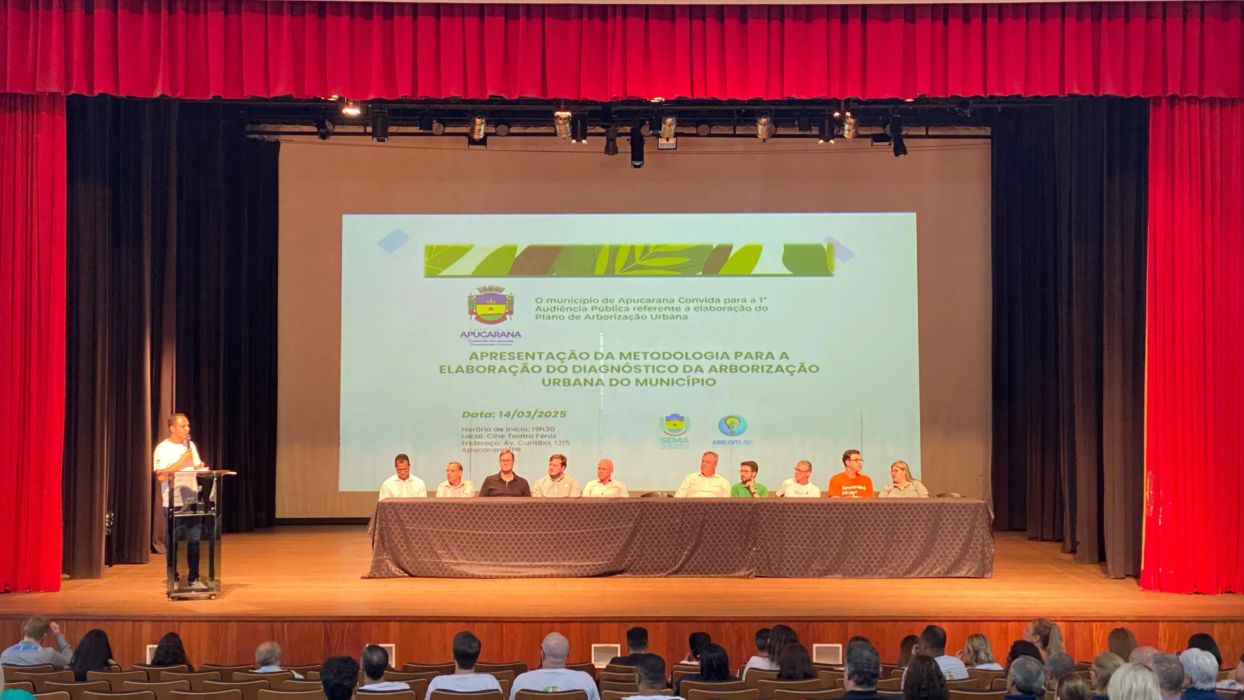 Audiência pública ocorreu no Cine Teatro Fênix