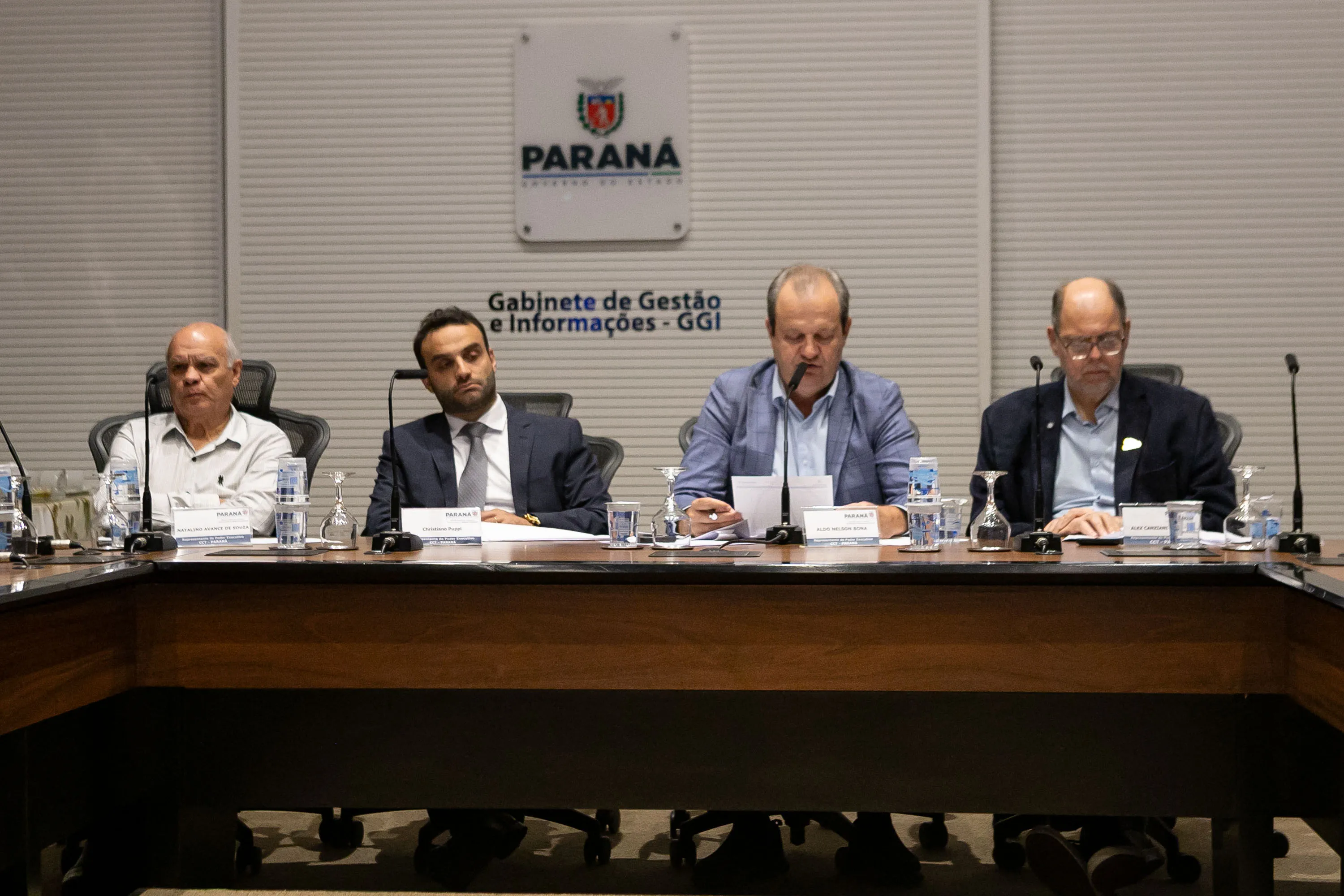 Curitiba, 12 de março de 2025 - Reunião anual ordinária do Conselho Paranaense de Ciência e Tecnologia no Gabinete de Gestão e Informação (GGI).