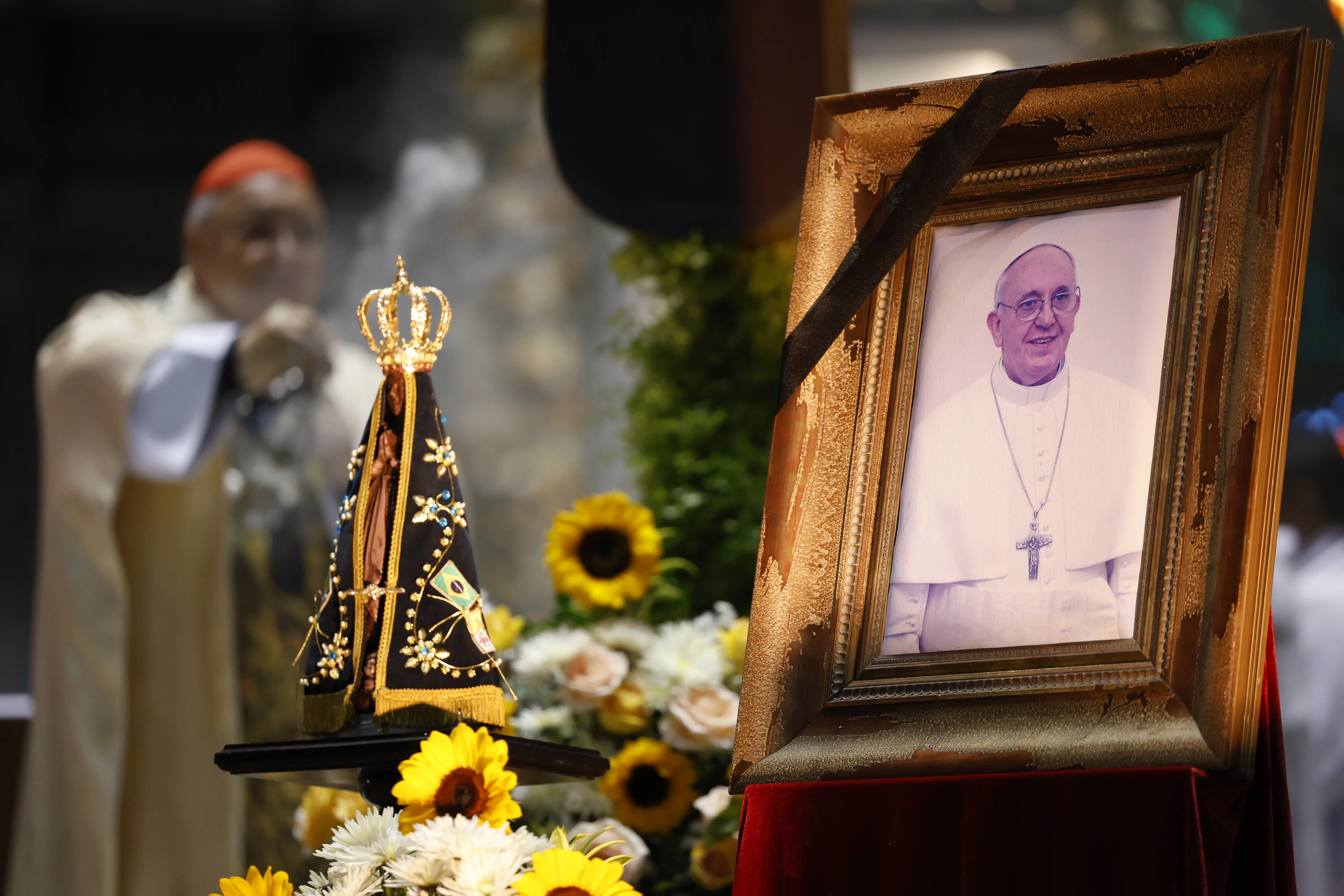 Rio de Janeiro (RJ), 21/04/2025 – O arcebispo do Rio de Janeiro, Cardeal Dom Orani João Tempesta, celebra missa em sufrágio do Papa Francisco na Catedral Metropolitana. Foto: Fernando Frazão/Agência Brasil