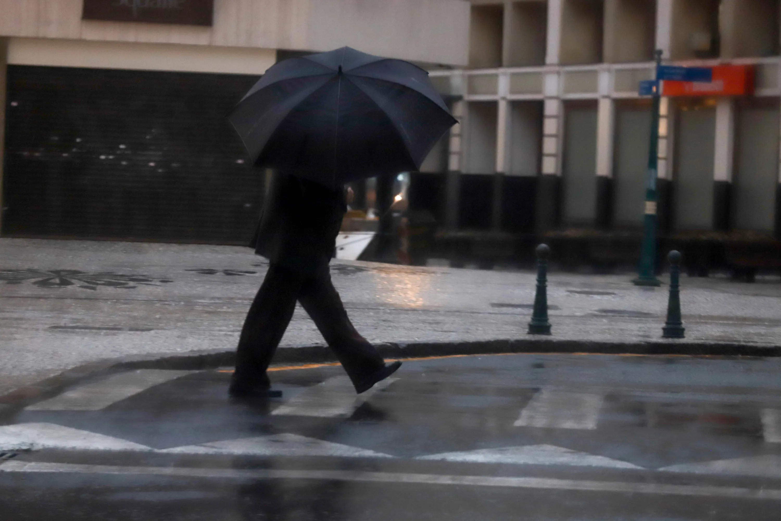 Chuva 
Foto: Geraldo Bubniak/AEN