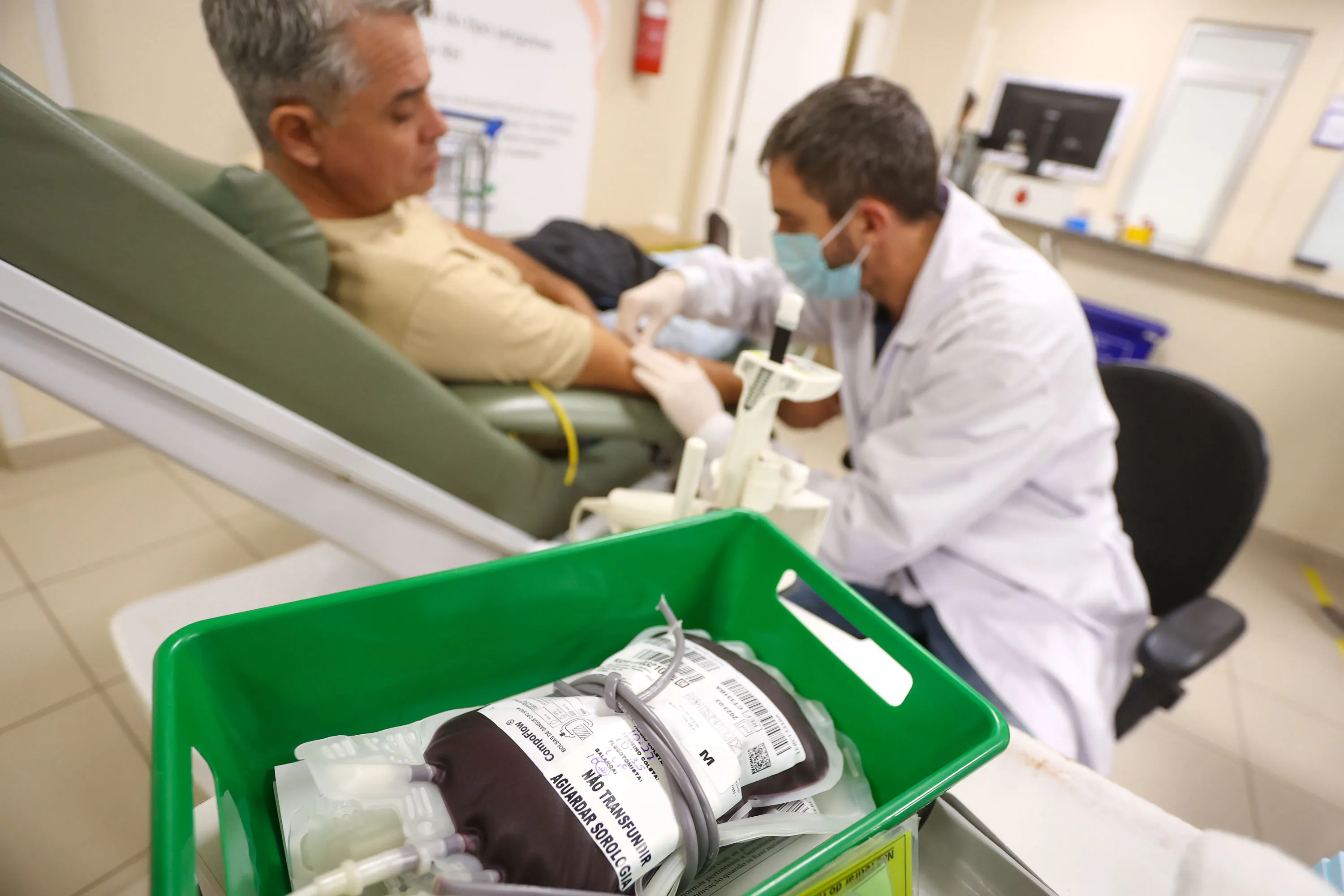 Hemepar, doação de sangue
Foto Gilson Abreu