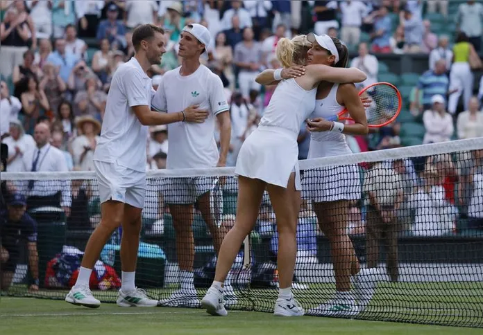 Imagem ilustrativa da imagem Luisa Stefani é vice-campeã de duplas mistas no Torneio de Wimbledon