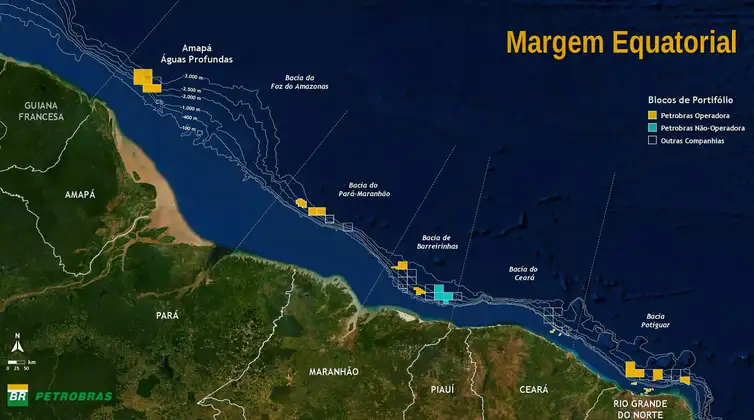 Imagem descritiva da notícia Petrobras testa capacidade de resposta a incidentes na Foz do Amazonas