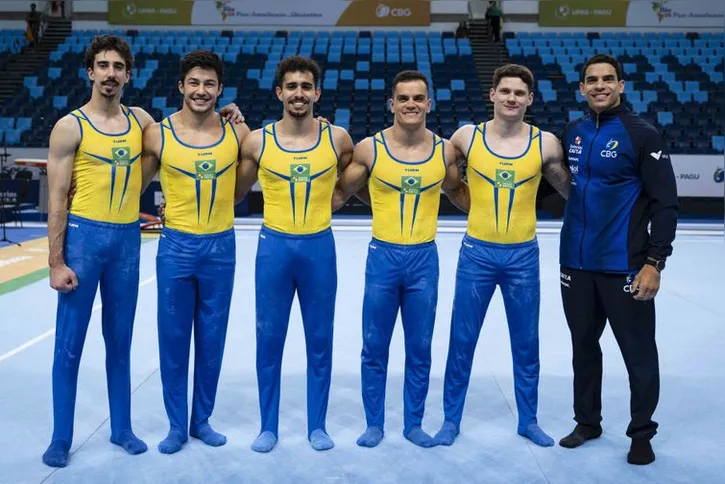 Imagem ilustrativa da imagem Brasil garante seleções da ginástica artística no Mundial da Holanda