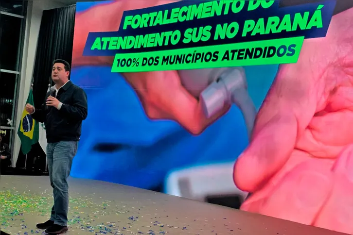 Imagem ilustrativa da imagem Ratinho Jr anuncia repasses de R$ 202,1 milhões para saúde