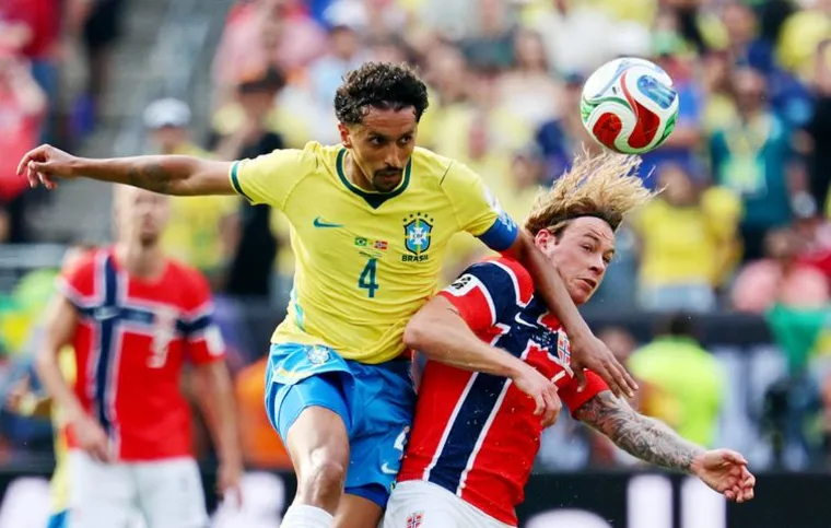Imagem ilustrativa da imagem Vini Jr. mantém sonho do hexa e Marquinhos fala em tom de adeus