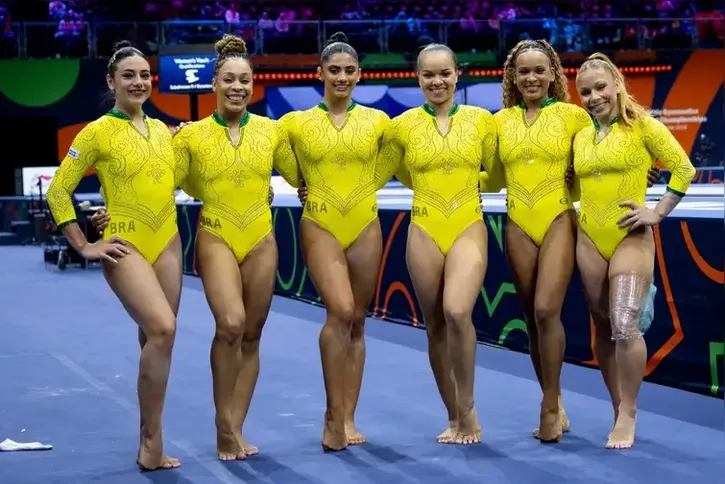 Imagem ilustrativa da imagem Rebeca, Flavinha e Lorrane avançam às finais do Mundial de Ginástica