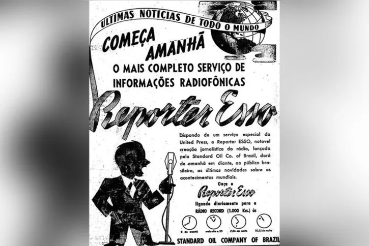 Imagem ilustrativa da imagem Cem anos do rádio no Brasil: conheça a história do Repórter Esso