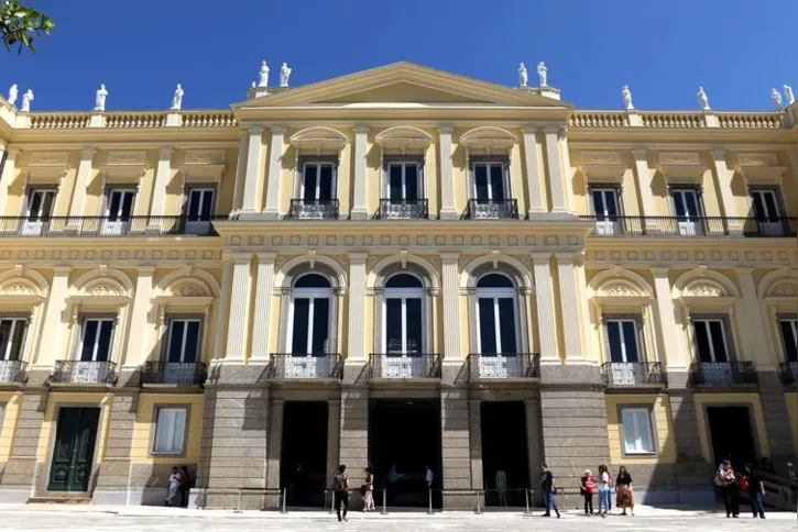 Imagem ilustrativa da imagem Quatro anos após incêndio, Museu Nacional apresenta fachada restaurada