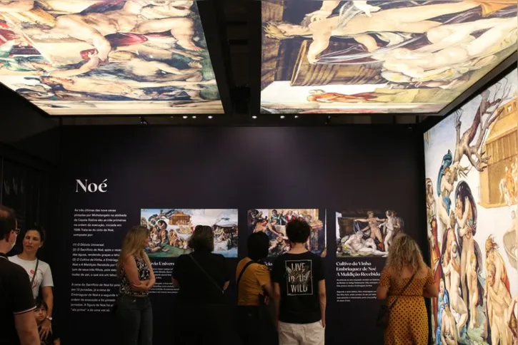 Imagem ilustrativa da imagem Exposição permite que público faça uma imersão pela Capela Sistina