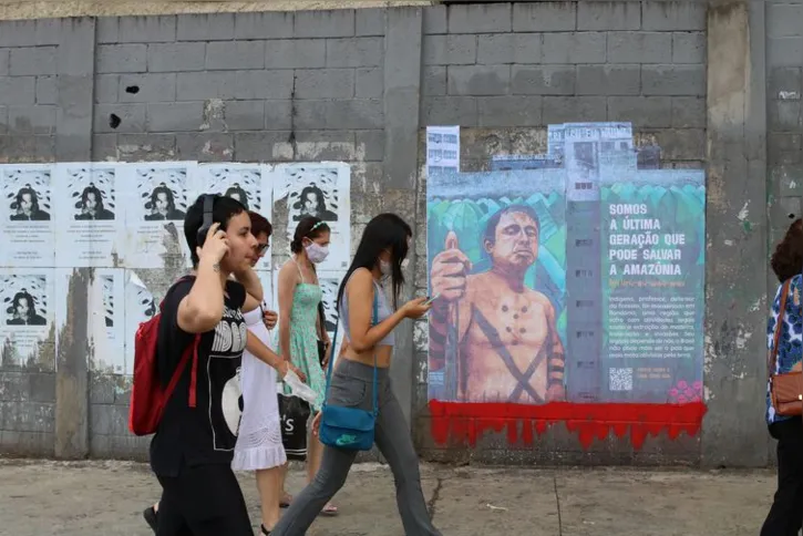Imagem ilustrativa da imagem No aniversário de São Paulo, artistas mostram papel dos indígenas