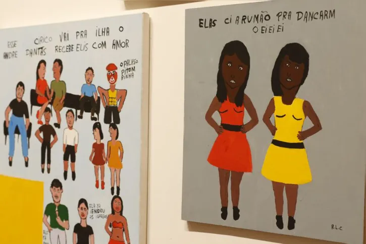 Imagem ilustrativa da imagem Artista alagoana expõe no Rio pinturas sobre novelas e cotidiano rural