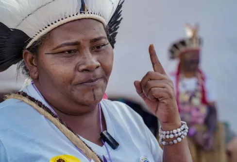 Imagem descritiva da notícia Marcha das Margaridas ocupa ruas de Brasília