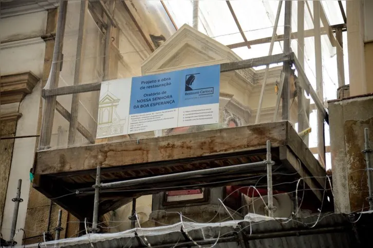 Imagem ilustrativa da imagem Único oratório público do Rio está em fase final de restauração