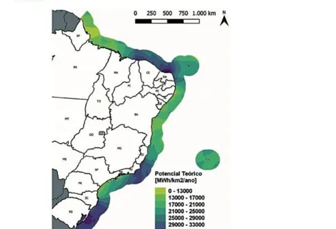 Imagem descritiva da notícia Geração eólica no mar pode acelerar transição energética no Brasil